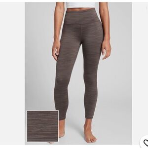 Athleta Size S Small Elation Space Dye 7/8 Tight Color Coffee House